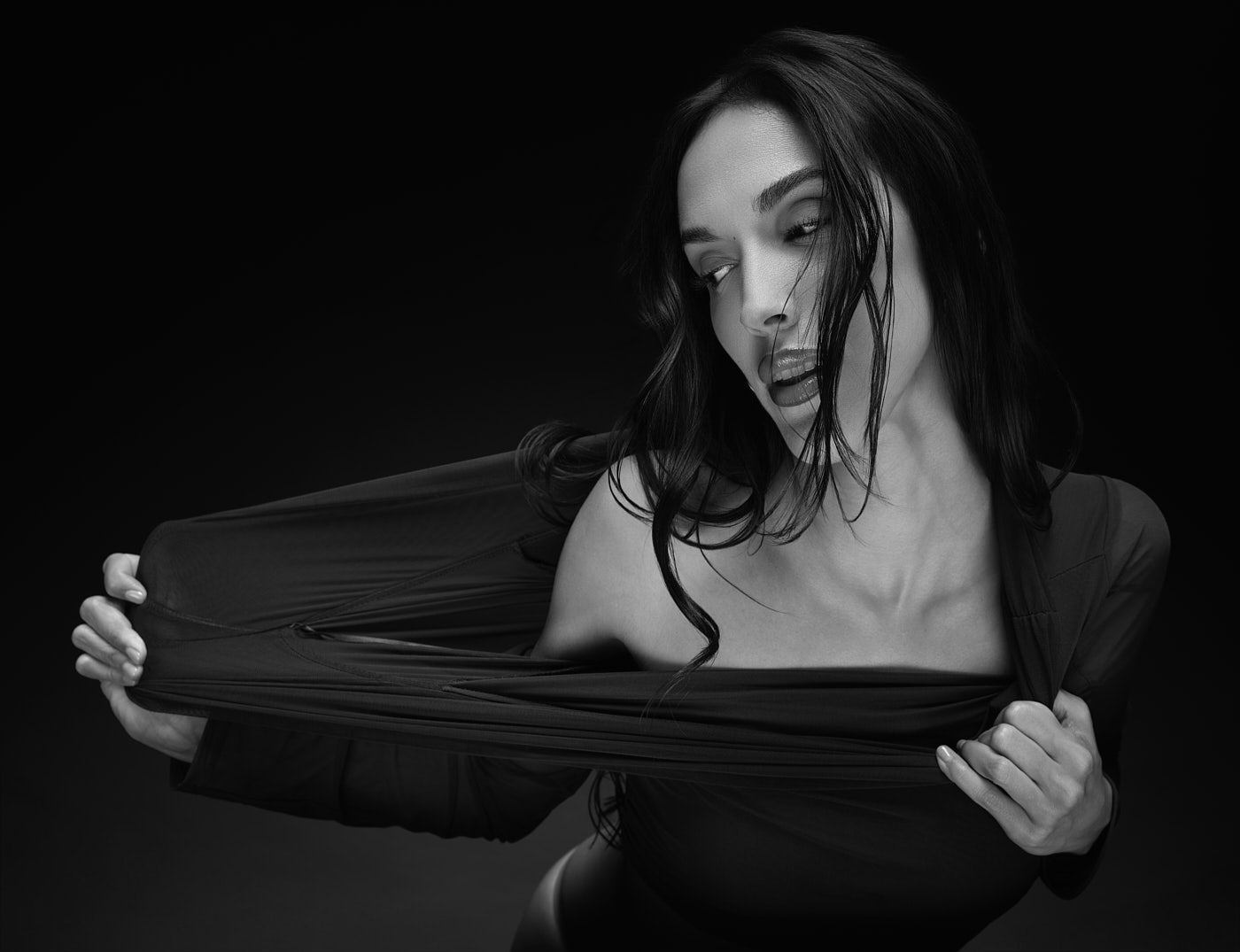 sesión fotográfica en estudio para la bailarina natalia aragón